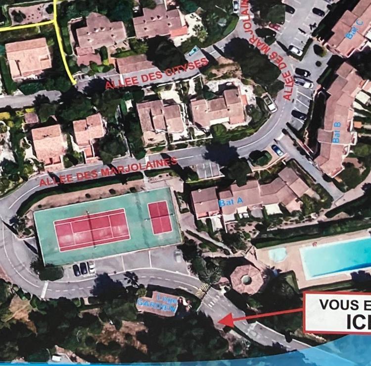 10 A 12 Pers Famille Amateurs Randonnee Boulouris Panorama Saint Raphael Tennis Piscine Partage Eksteriør billede